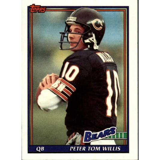 1991 Topps #168 Peter Tom Willis NM-MT Chicago Bears Football Card