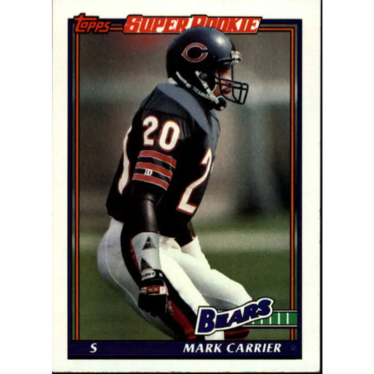 1991 Topps #172 Mark Carrier NM-MT Chicago Bears Football Card