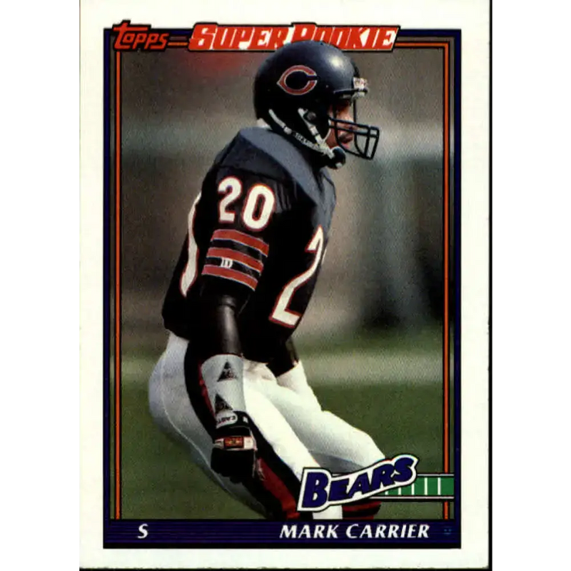 1991 Topps #172 Mark Carrier NM-MT Chicago Bears Football Card - Football Card Single