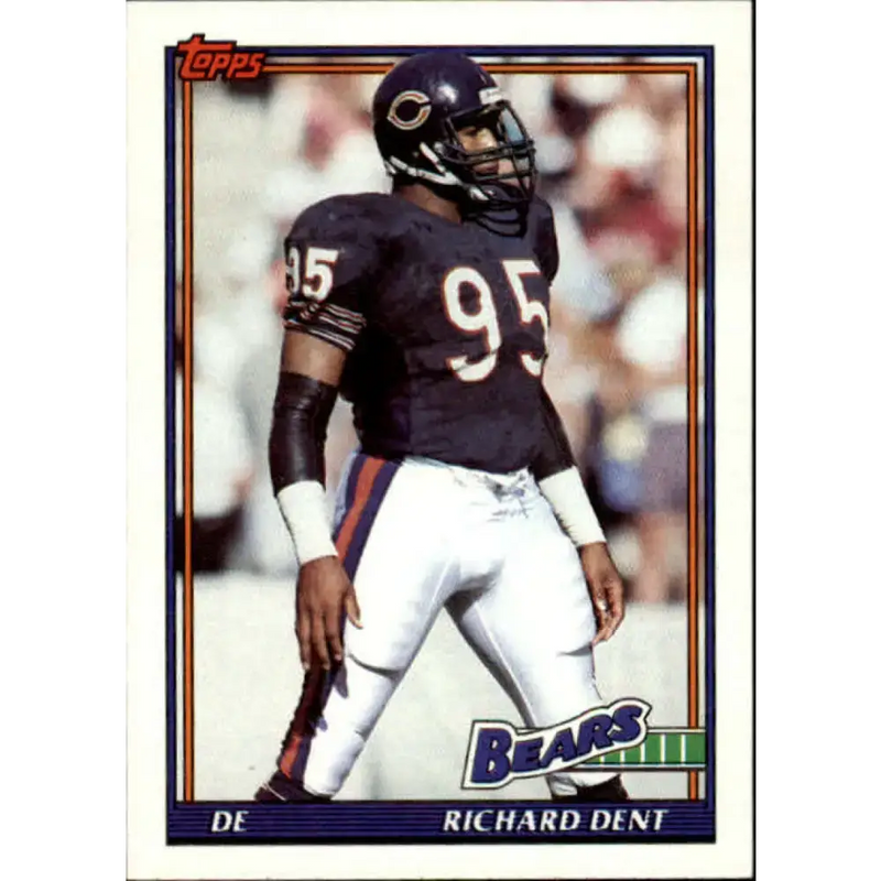 1991 Topps #173 Richard Dent NM-MT Chicago Bears Football Card - Football Card Single