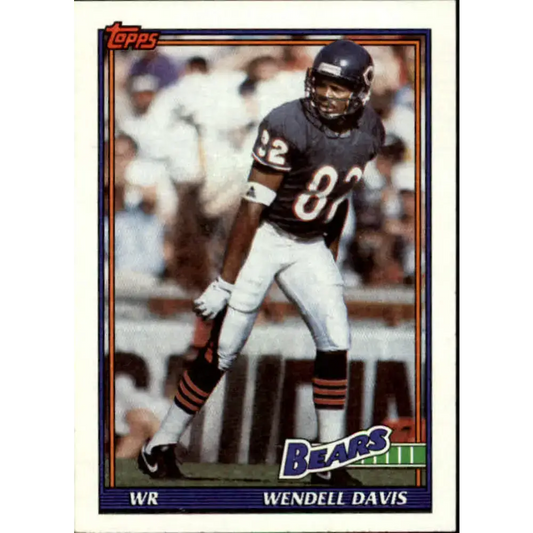 1991 Topps #174 Wendell Davis NM-MT Chicago Bears Football Card