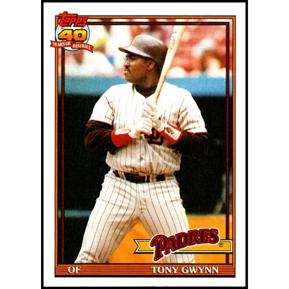 1991 Topps #180 Tony Gwynn NM-MT San Diego Padres Baseball Card - Baseball Card Single