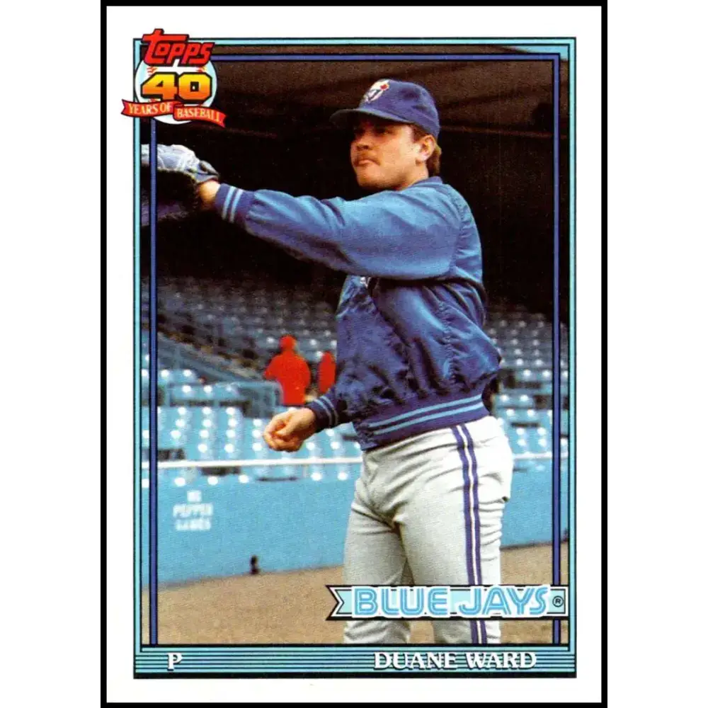 1991 Topps #181 Duane Ward NM-MT Toronto Blue Jays Baseball Card - Baseball Card Single