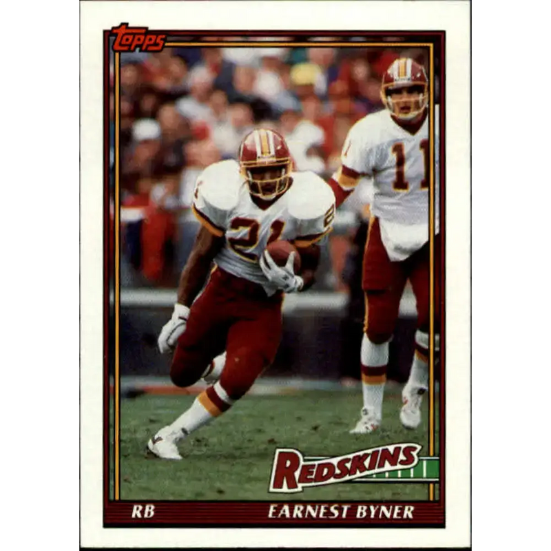 1991 Topps #185 Earnest Byner NM-MT Washington Redskins Football Card - Football Card Single