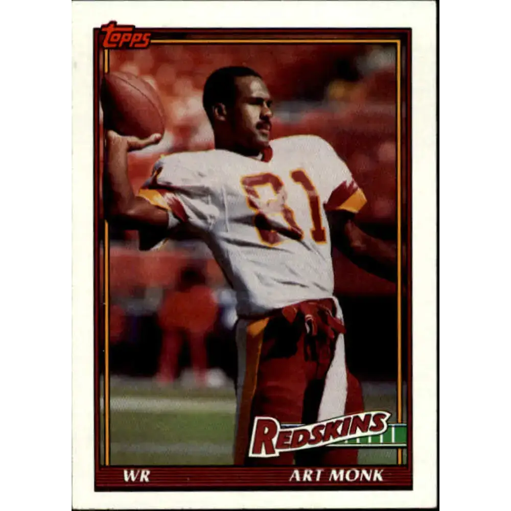 1991 Topps #187 Art Monk NM-MT Washington Redskins Football Card