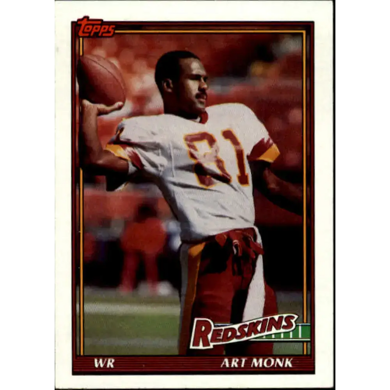 1991 Topps #187 Art Monk NM-MT Washington Redskins Football Card