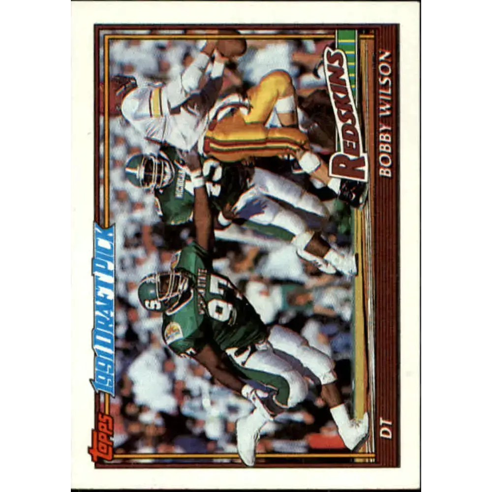 1991 Topps #189 Bobby Wilson NM-MT RC Rookie Washington Redskins Football Card