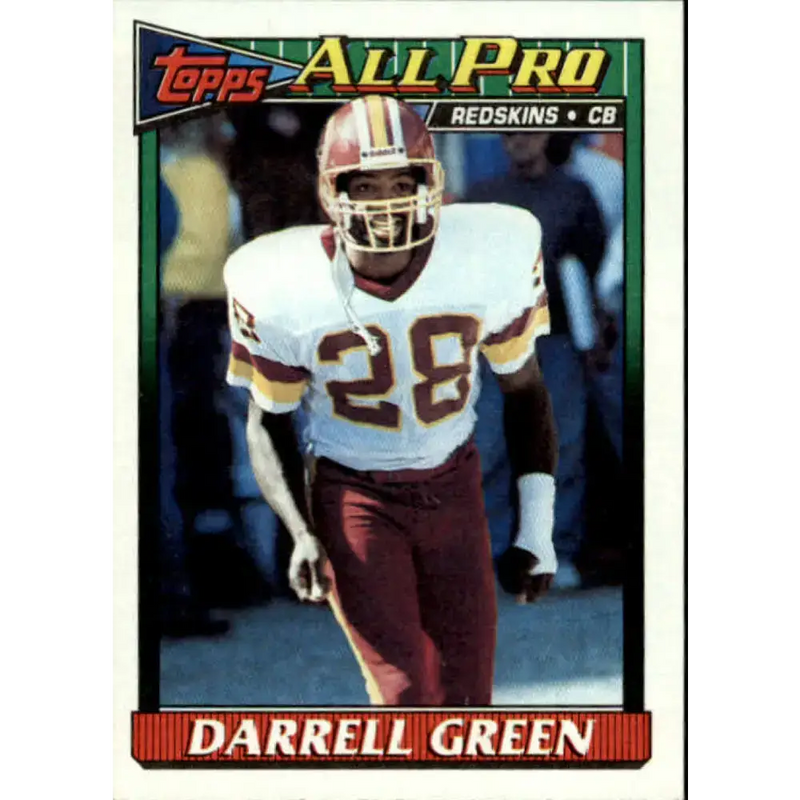 1991 Topps #191 Darrell Green NM-MT Washington Redskins Football Card - Football Card Single
