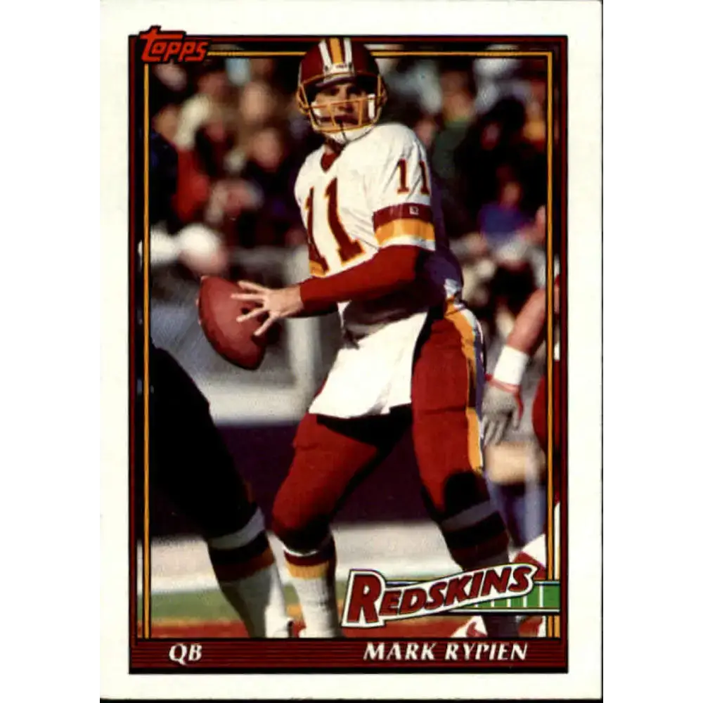 1991 Topps #192 Mark Rypien NM-MT Washington Redskins Football Card - Football Card Single