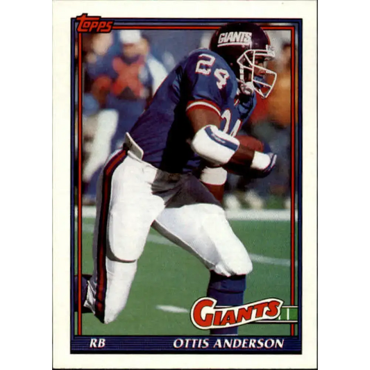 1991 Topps #20 Ottis Anderson NM-MT New York Giants Football Card