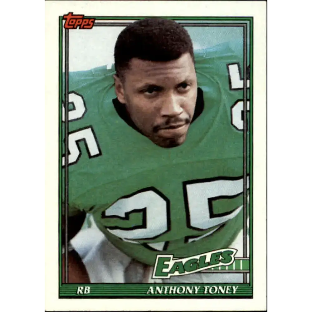 1991 Topps #202 Anthony Toney NM-MT Philadelphia Eagles Football Card - Football Card Single