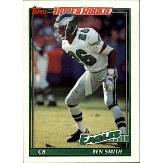 1991 Topps #203 Ben Smith NM-MT RC Rookie Philadelphia Eagles Football Card