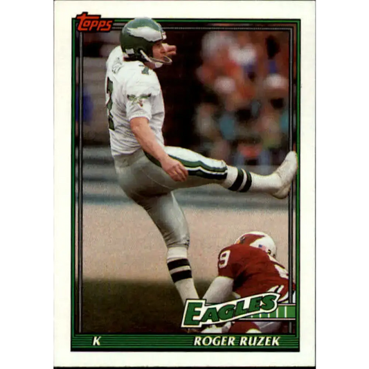 1991 Topps #207 Roger Ruzek NM-MT Philadelphia Eagles Football Card