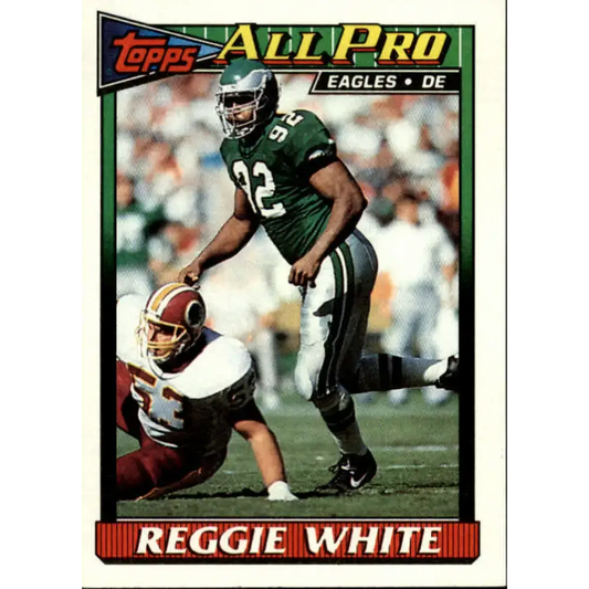 1991 Topps #212 Reggie White NM-MT Philadelphia Eagles Football Card