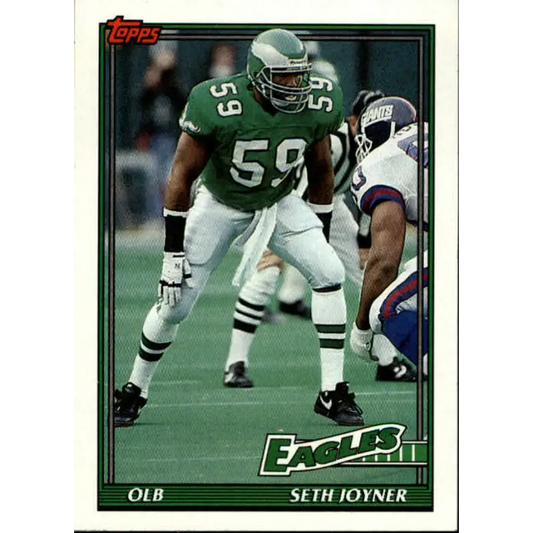 1991 Topps #218 Seth Joyner NM-MT Philadelphia Eagles Football Card