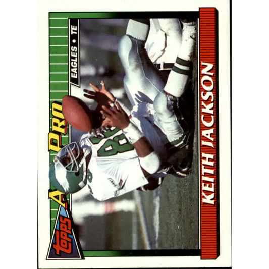1991 Topps #220 Keith Jackson NM-MT Philadelphia Eagles Football Card