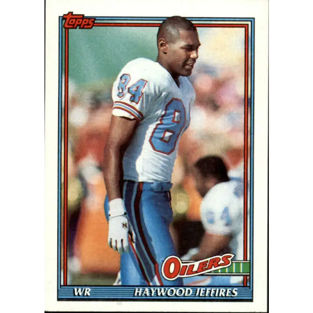 1991 Topps #230 Haywood Jeffires NM-MT Houston Oilers Football Card - Football Card Single