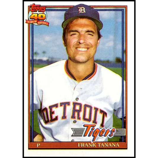 1991 Topps #236 Frank Tanana NM-MT Detroit Tigers Baseball Card - Baseball Card Single