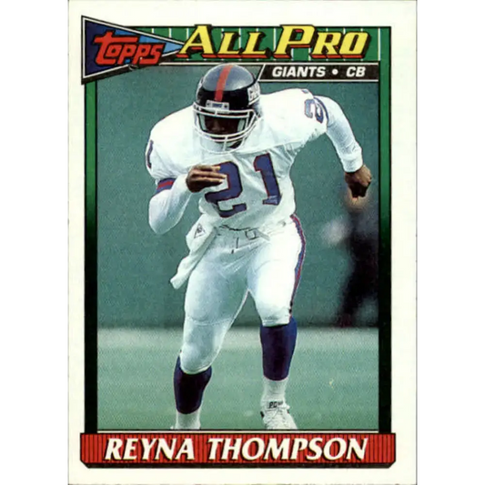 1991 Topps #24 Reyna Thompson NM-MT New York Giants Football Card