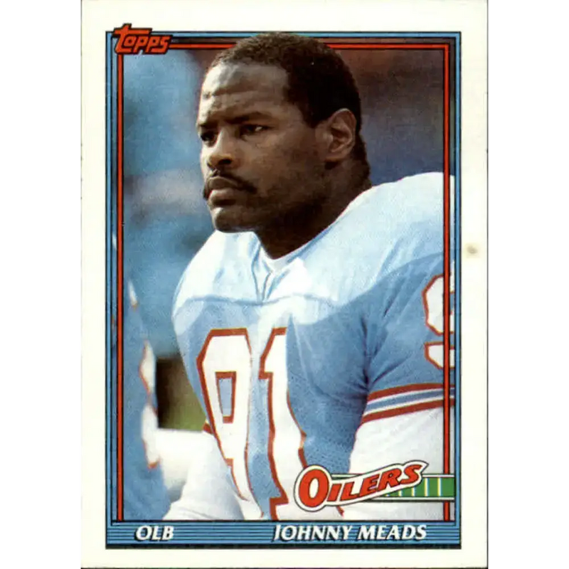 1991 Topps #240 Johnny Meads NM-MT Houston Oilers Football Card - Football Card Single