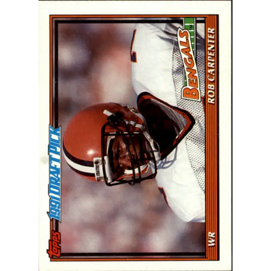 1991 Topps #244 Rob Carpenter NM-MT RC Rookie Cincinnati Bengals Football Card