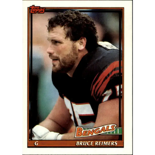 1991 Topps #245 Bruce Reimers NM-MT Cincinnati Bengals Football Card