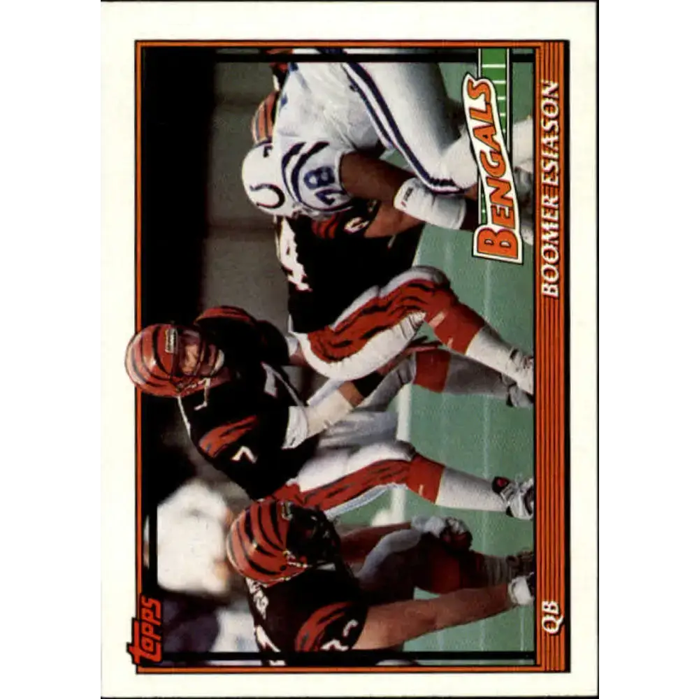 1991 Topps #248 Boomer Esiason NM-MT Cincinnati Bengals Football Card - Football Card Single