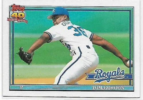 1991 Topps #248 Tom Gordon NM-MT Royals - Baseball Card Single