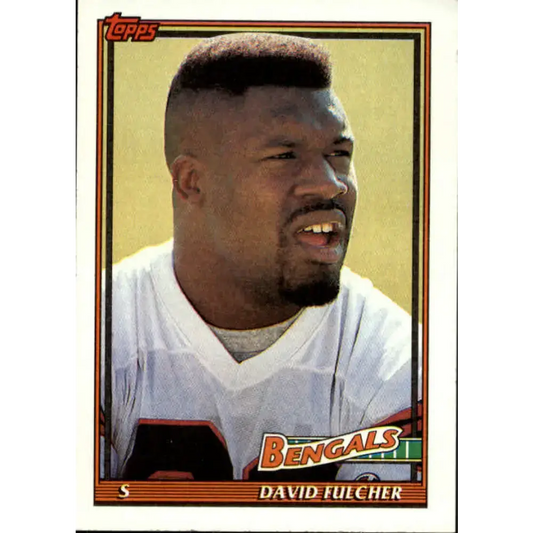 1991 Topps #250 David Fulcher NM-MT Cincinnati Bengals Football Card