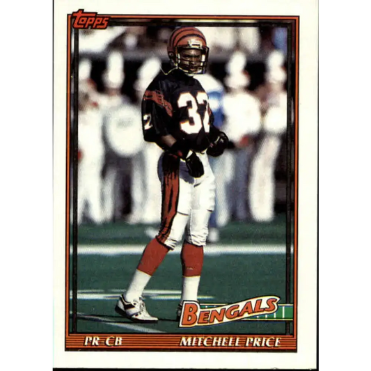 1991 Topps #252 Mitchell Price NM-MT RC Rookie Cincinnati Bengals Football Card