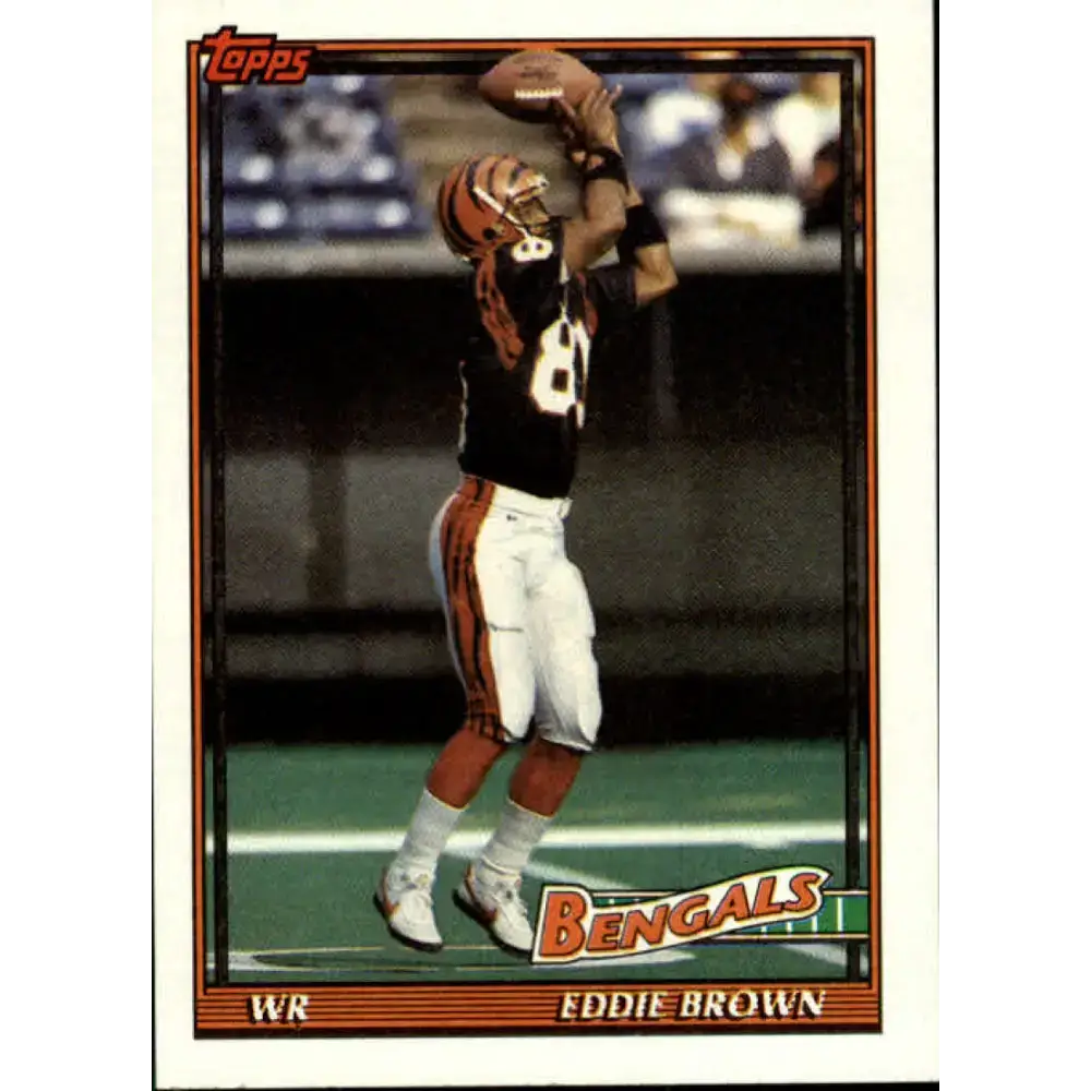 1991 Topps #256 Eddie Brown NM-MT Cincinnati Bengals Football Card - Football Card Single