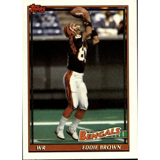 1991 Topps #256 Eddie Brown NM-MT Cincinnati Bengals Football Card