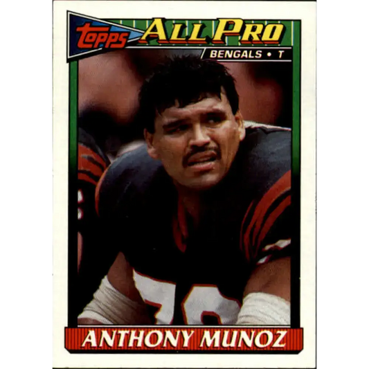 1991 Topps #259 Anthony Munoz NM-MT Cincinnati Bengals Football Card
