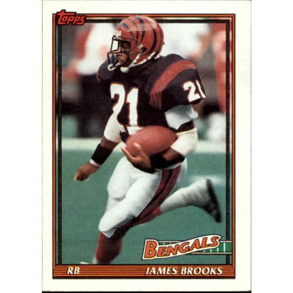 1991 Topps #260 James Brooks NM-MT Cincinnati Bengals Football Card - Football Card Single