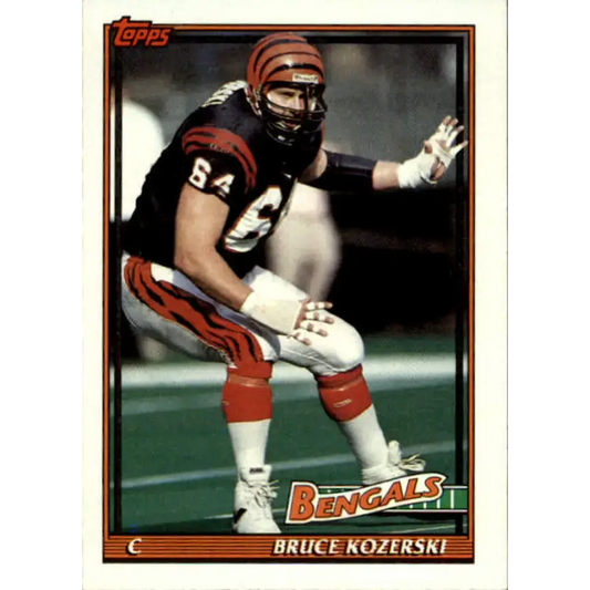 1991 Topps #262 Bruce Kozerski NM-MT Cincinnati Bengals Football Card