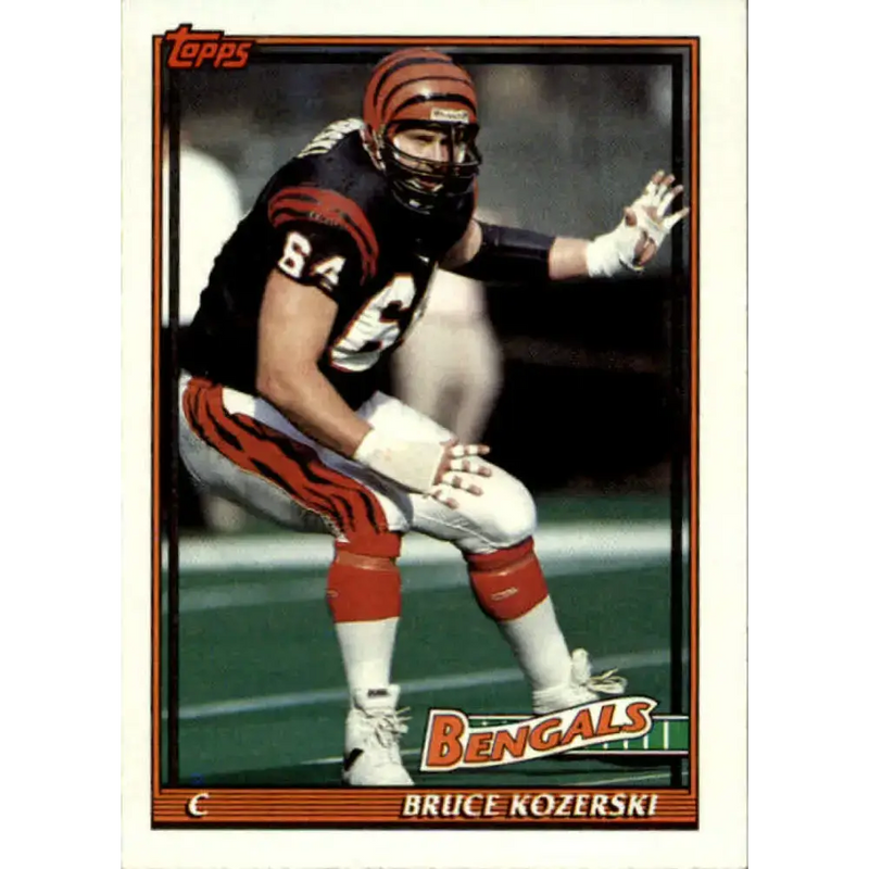 1991 Topps #262 Bruce Kozerski NM-MT Cincinnati Bengals Football Card - Football Card Single