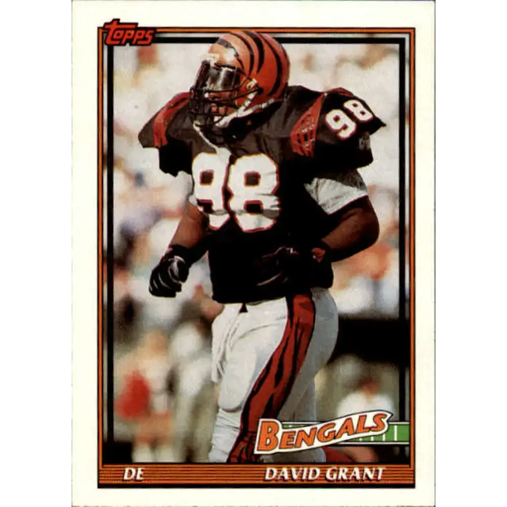 1991 Topps #263 David Grant NM-MT Cincinnati Bengals Football Card - Football Card Single