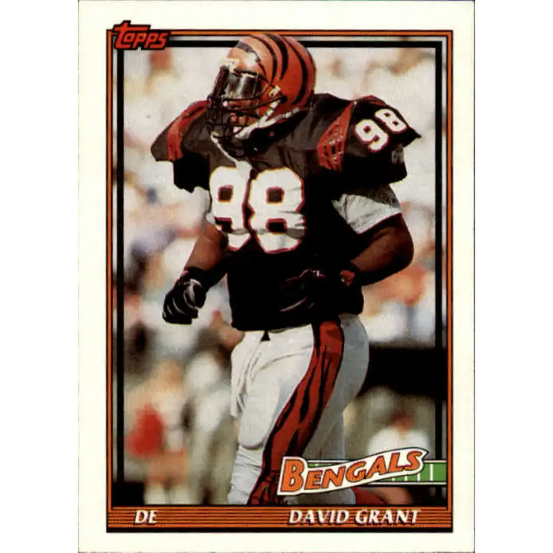 1991 Topps #263 David Grant NM-MT Cincinnati Bengals Football Card - Football Card Single
