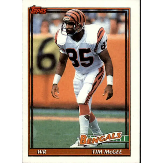 1991 Topps #264 Tim McGee NM-MT Cincinnati Bengals Football Card