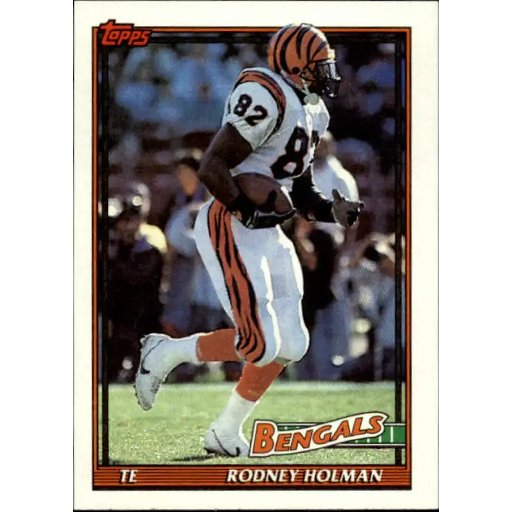 1991 Topps #265 Rodney Holman NM-MT Cincinnati Bengals Football Card - Football Card Single