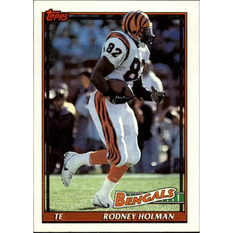 1991 Topps #265 Rodney Holman NM-MT Cincinnati Bengals Football Card - Football Card Single