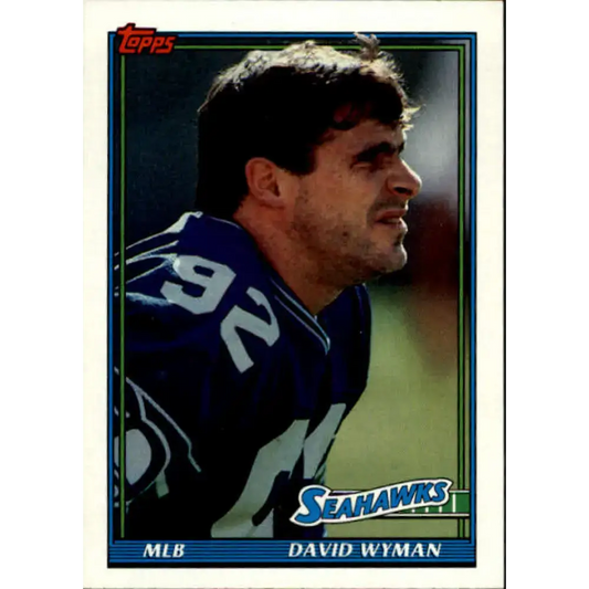 1991 Topps #269 David Wyman NM-MT Seattle Seahawks Football Card