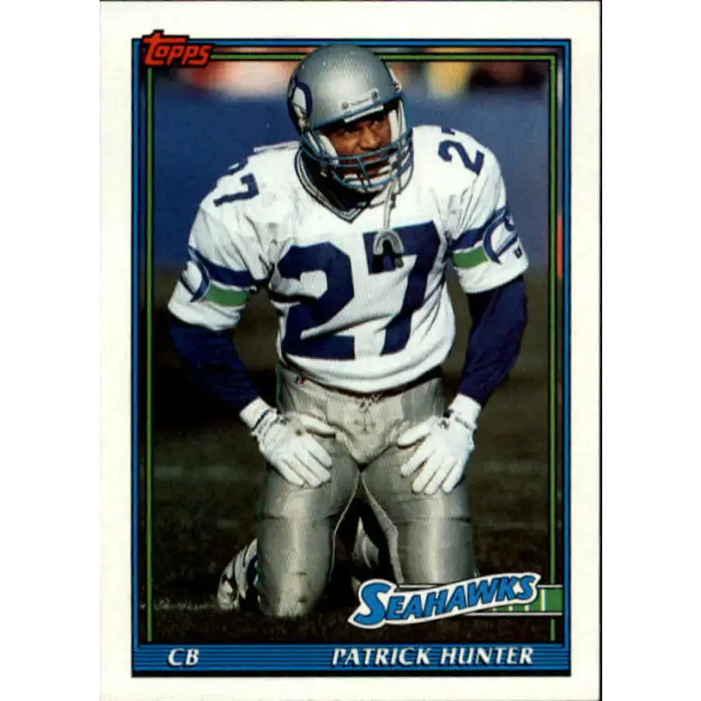 1991 Topps #272 Patrick Hunter NM-MT RC Rookie Seattle Seahawks Football Card
