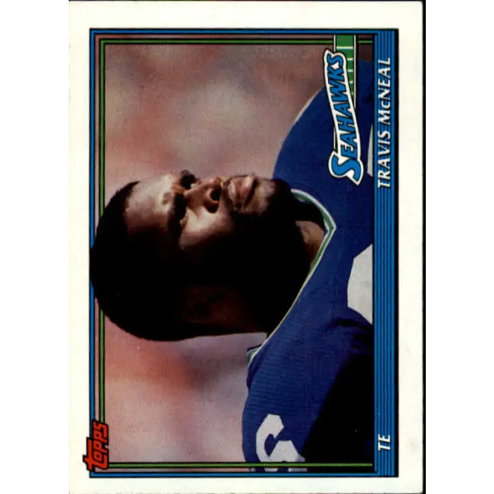 1991 Topps #273 Travis McNeal NM-MT Seattle Seahawks Football Card - Football Card Single