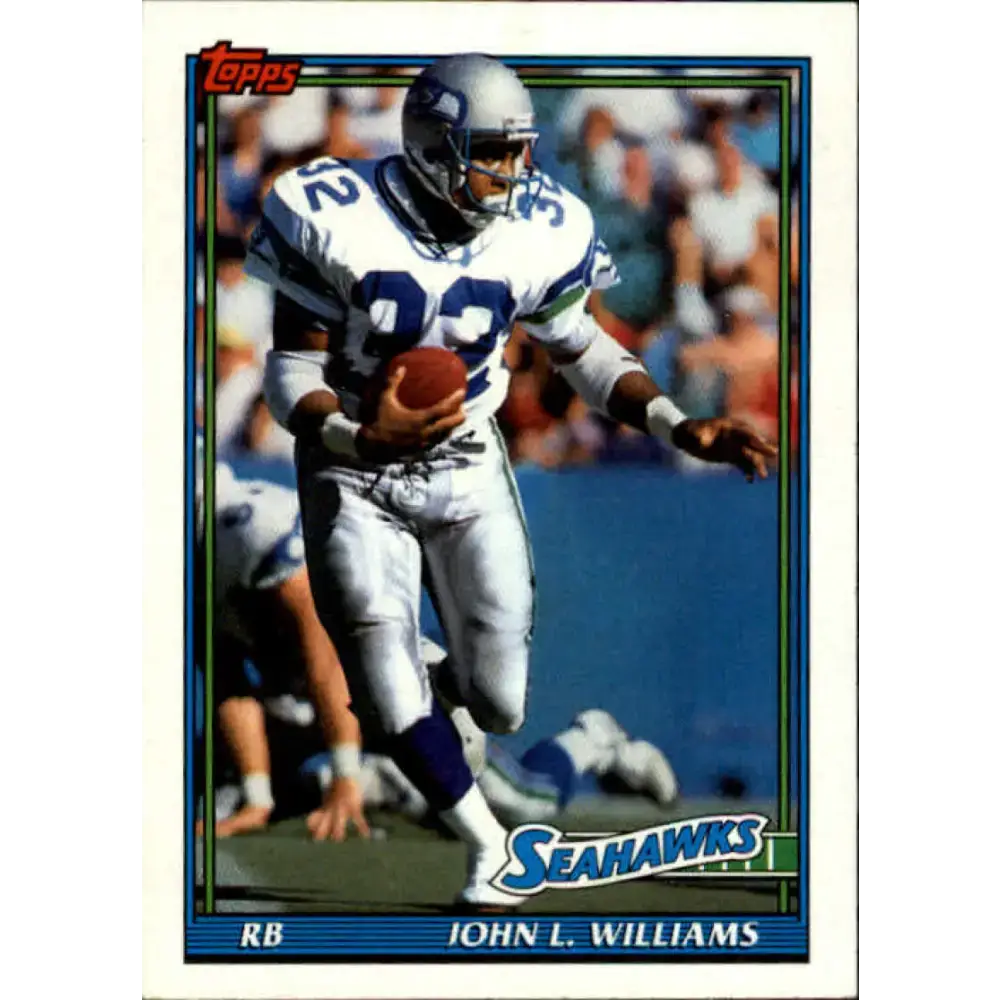 1991 Topps #274 John L. Williams NM-MT Seattle Seahawks Football Card - Football Card Single