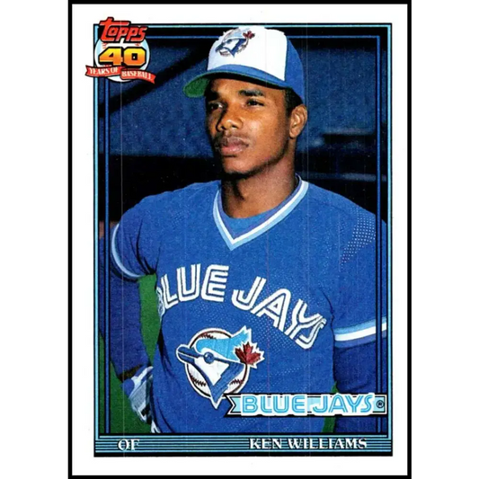 1991 Topps #274 Kenny Williams NM-MT Toronto Blue Jays Baseball Card - Baseball Card Single