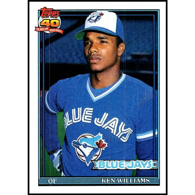 1991 Topps #274 Kenny Williams NM-MT Toronto Blue Jays Baseball Card - Baseball Card Single
