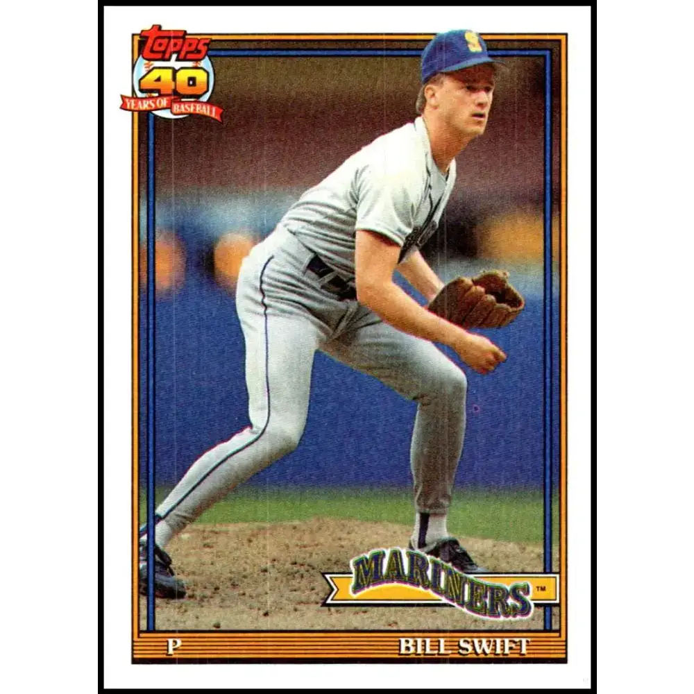 1991 Topps #276 Bill Swift NM-MT Seattle Mariners Baseball Card - Baseball Card Single