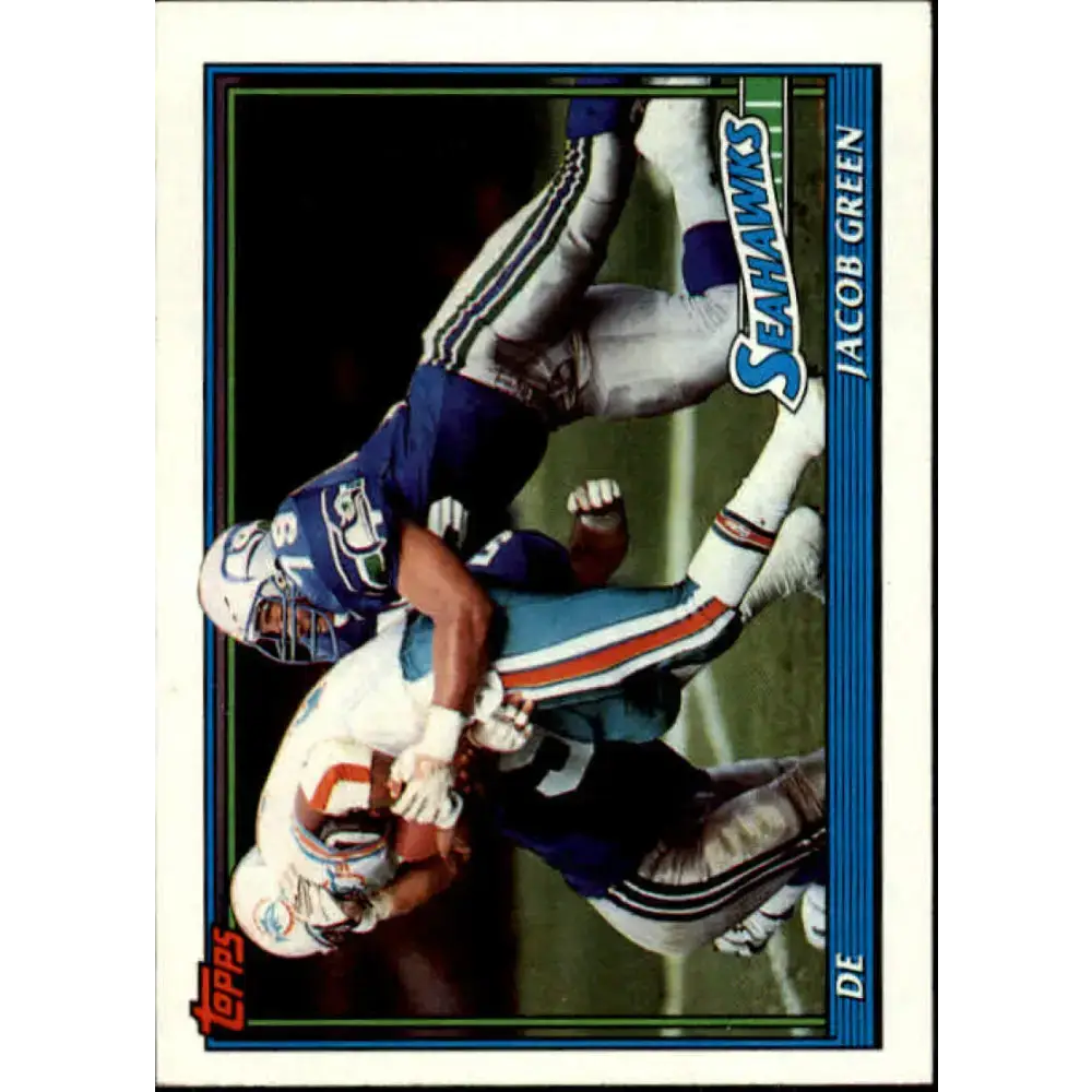 1991 Topps #277 Jacob Green NM-MT Seattle Seahawks Football Card - Football Card Single