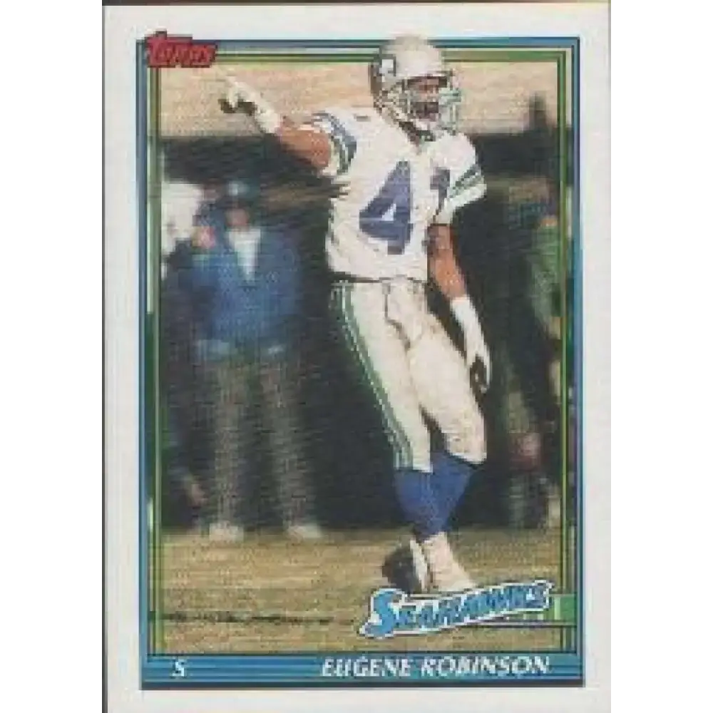 1991 Topps #279 Eugene Robinson NM-MT Seattle Seahawks Football Card - Football Card Single